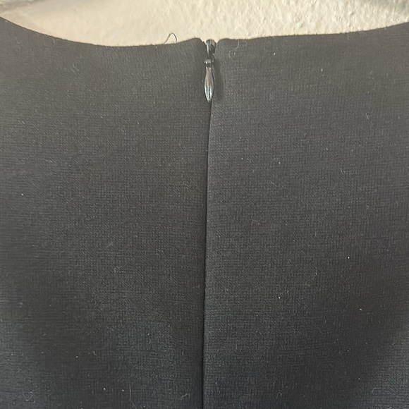 Women’s black dress with multicolored detailed front panel, Size 14 - Picture 4 of 4